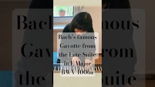 Bach’s famous gavotte dance beautifully played on the clavichord bach classicalmusic clavichord [upl. by Rednaeel610]