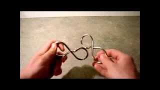 Figure 8 The Sting Metal Ring Puzzle SOLUTION [upl. by Zebapda]