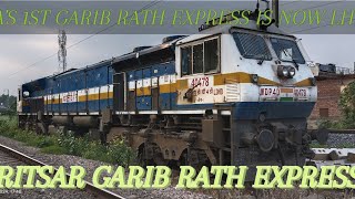 LHB JOURNEY 12204 ASR SHC GARIB RATH  AMRITSAR TO NEW DELHI [upl. by Dorman]