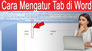 cara mengatur jarak tab atau tabulasi di word [upl. by Karen]