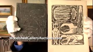 Identifying Prints How To Recognize Woodcuts  Linocuts [upl. by Tartaglia]