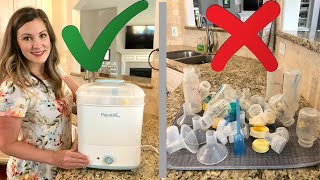 PAPABLIC BOTTLE STERILIZER amp DRYER REVIEW  How to Sterilize Bottles  Papablic Unboxing  Quick Tip [upl. by Annait]