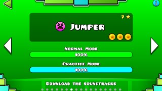 Geometry Dash  Jumper 100 Complete [upl. by Edik]