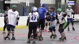 Toronto Mens Roller Derby v Cleveland Guardians  060423 [upl. by Elleb783]