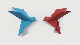 How to make a paper Bird easy origami [upl. by Oribella]