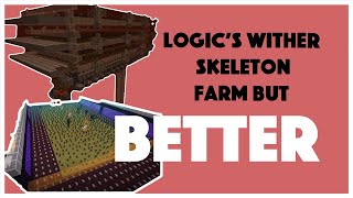 Logical Geek Boys Wither Skeleton Farm BUT slightly BETTER [upl. by Pattin]