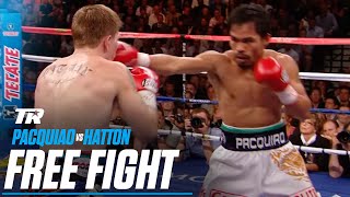 THE KO THAT CHANGED EVERYTHING  Manny Pacquiao Destroys Ricky Hatton  FREE FIGHT [upl. by Erin]