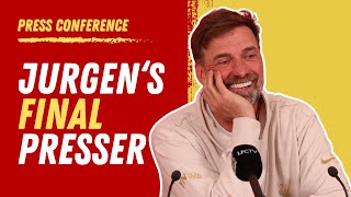 Jurgen Klopps emotional FINAL LFC prematch press conference  Liverpool vs Wolves [upl. by Ditzel735]