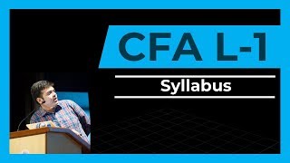 CFA Level 1  What to study for CFA – Syllabus [upl. by Veejar]