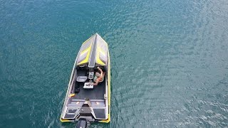 Exploring Norris Lake in a 1988 Norris Craft ski boat [upl. by Attinahs]