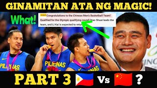 PANO NANGYARE TO LAGLAG NA BIGLANG PASOK ANG CHINA SO MAY PART 3 SA GILAS PILIPINAS [upl. by Neelrak]