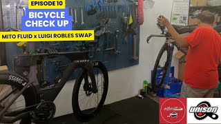 Ep10  Bicycle checkup  Wheelset swap  Thru axle info [upl. by Ellehcen]