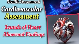 How to Assess the Cardiovascular System  Sounds of Heart  S1S2S3 amp S4 Murmer amp Bruit sounds [upl. by Norene]