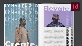 How to make this BEAUTIFUL and EASY InDesign Layouts Episode 5 [upl. by Yriek]