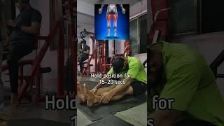 legs stretching after workout  relive muscles stiffness fitness viral motivation [upl. by Punak]