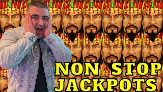 NON STOP JACKPOTS On High Limit Dollar Storm Slot Machine [upl. by Dannica]