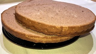 Si te bejme pandispanje me kakao per torta  Chocolate sponge cake  Pan di spagna al cacao🎂 [upl. by Lenahs]