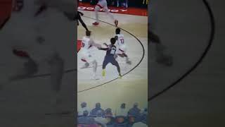 Dennis Schroder Through the Legs Pass NBA [upl. by Ajar]