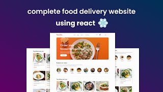 How To Create Complete Food Delivery App Using React JS Step By Step Tutorial 2024 [upl. by Nahtnhoj818]