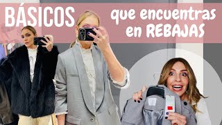 Los MEJORES BÁSICOS para comprar en REBAJAS  HAUL de invierno tu asesora de imagen y moda [upl. by Aydni884]