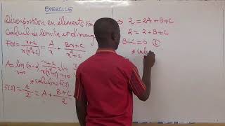 EXERCICE 06FRACTION RATIONNELLEDÉCOMPOSITION EN ÉLÉMENT SIMPLE MÉTHODE CALCUL DE LIMITE DIMAGE [upl. by Gnim]