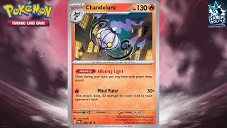 Pokemon TCG Live Twilight Masquerade Chandelure Deck [upl. by Nnylimaj122]