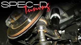 SPECDTUNING INSTALLATION VIDEO S2000 AP1 amp AP2 DAMPER KIT [upl. by Amelus]