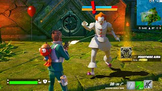 NEW PENNYWISE BOSS in Fortnite Update [upl. by Queenie]