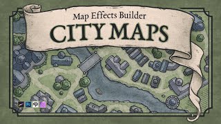 City Map Builder  Easily Map Your RPG Setting  Procreate Photoshop Clip Studio Paint Affinity [upl. by Erual]