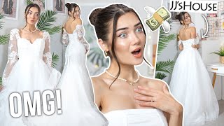 TRYING ON JJS HOUSE WEDDING DRESSES Most Beautiful Dresses Ever [upl. by Torie775]