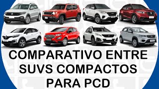 Comparativo entre SUVs compactos para PCD [upl. by Hertzog]