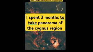 Panorama of cygnus region astronomy youtubeshorts shorts nasa astrophotography shortvideo [upl. by Deidre]