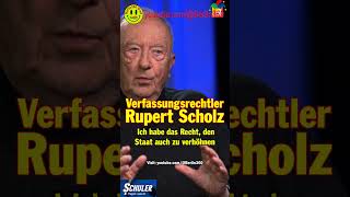 Verfassungsrechtler Rupert Scholz Verfassung schulerfragen staat faeser hohn nius [upl. by Eachelle356]