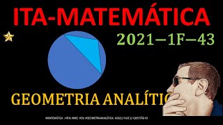 ITA  2021  FASE 1  Questão 43  MATEMÁTICA Questão Resolvida de GEOMETRIA ANALÍTICASIL290 [upl. by Tterrab]