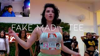 FAKE MAD  Adison Briana Choreography  San Francisco Edition  REACTION [upl. by Asereht]