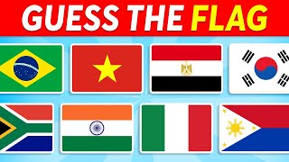 🚩 Guess the Country by the Flag 🌍  World Flags Quiz 🧠🤯 [upl. by Lleznod555]