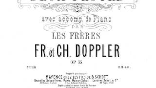 Hungarian Fantasy Op 35 for two flutes  Franz Doppler [upl. by Edbert]