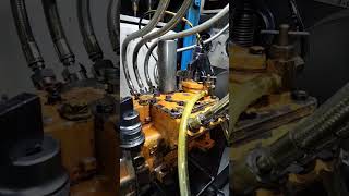 CAT 3208 fuel injection pump test caterpillar cat ytshorts shorts [upl. by Romain]