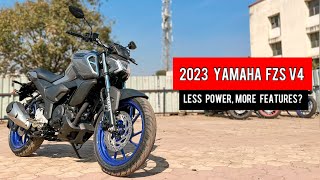 2023 Yamaha FZS v4 BS6 E20 Detailed Ride Review [upl. by Atnod835]