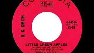 1968 HITS ARCHIVE Little Green Apples  OC Smith a 2 recordmono 45 [upl. by Ssac]