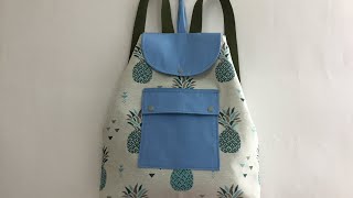 Coudre un sac à dos pour adulte  Tuto Couture Madalena [upl. by Nnainot]