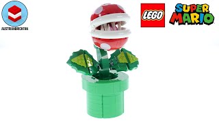 LEGO Super Mario 71426 Piranha Plant – LEGO Speed Build Review [upl. by O'Mahony]