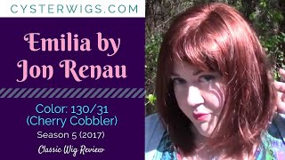 CysterWigs Wig Review Emilia by Jon Renau Color 13031 Cherry Cobbler S5E440 2017 [upl. by Agneta]