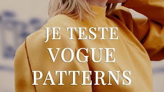 Je couds du VOGUE patterns le test [upl. by Resneps]