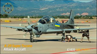 SEE HOW The pilot of the A29 Super Tucano plane of the Ukrainian air force rushes to take off [upl. by Aitekram]