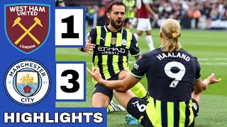 West Ham vs Man City 13  All Goals amp Extended Highlights  Premier League 202425 [upl. by Astra303]