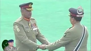 GHQ Ceremony General Raheel Hands Over Control of Pakistan Army to General Qamar Bajwa [upl. by Eilime558]