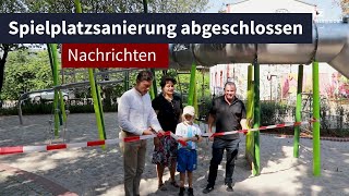 Spielplatz in SchulzeDelitzsch Straße saniert I LZ TV Nachrichten [upl. by Riamu]