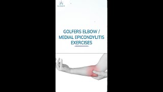 Exercises to Reduce Golfers Elbow Medial Epicondylitis Pain [upl. by Grenier270]