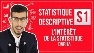 CAFE ECO EP 02 Statistique Descriptive S1 Importantquot Lintérêt de la statistique Darija [upl. by Aisila360]